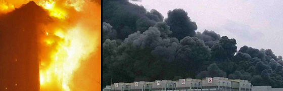 Hynix DRAM 中国工場 爆発