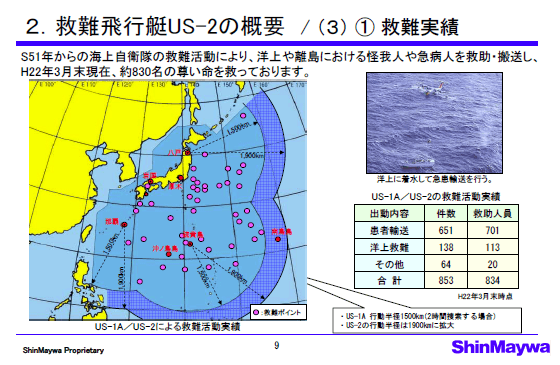 US-2 救難実績