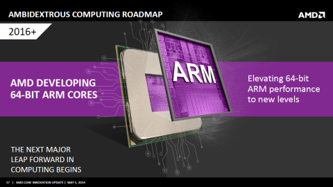 AMD 64bit ARM CORE