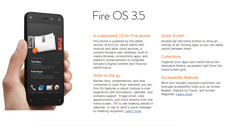 Fire OS 3.5 Fire Phone