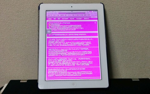 iPad 液晶故障