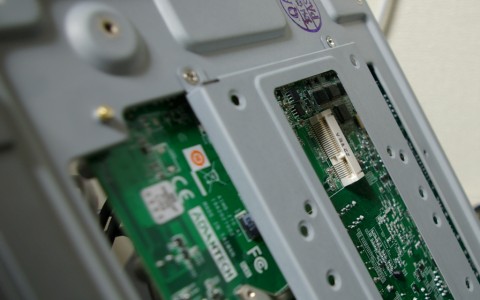 mini ITX 裏面 mini-PCI