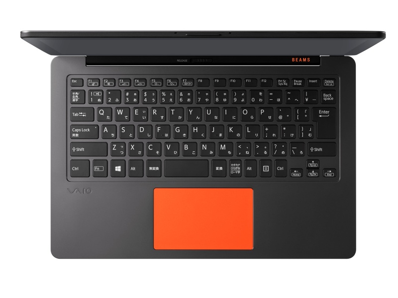 VAIO Z BEAMS　キーボード