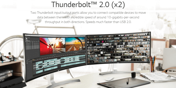 LG ディスプレイ thunderbolt 2.0
