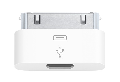 Dock to microUSB connector