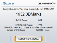 3DMark06 Benchmark