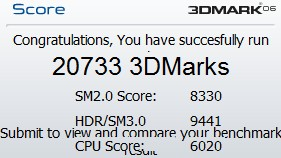 3DMark06 Benchmark