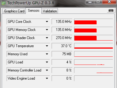 GPU-Z idle